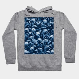 Evening Proteas - Denim Blue Hoodie